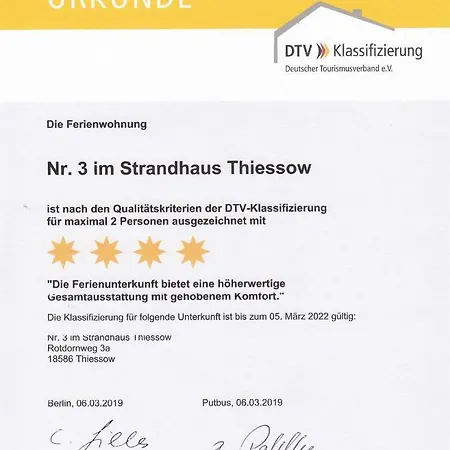 Strandhaus Whg_ 3 Апартаменты